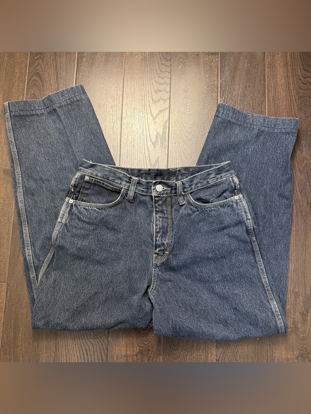 Mecca USA Dark‎ Blue Straight-Leg Wide Men’s Jeans Baggy